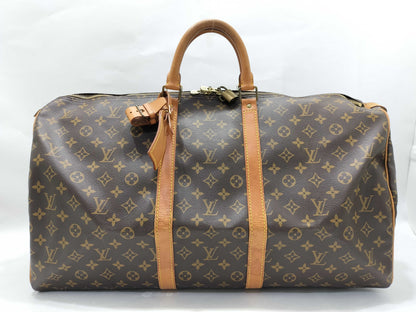 LOUIS VUITTON Monogram Louis Vuitton Monogram Keepol 55 M41426 MI8906 Boston Bag