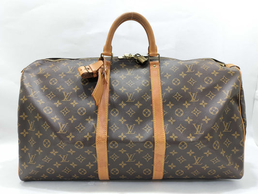 LOUIS VUITTON Monogram Louis Vuitton Monogram Keepol 55 M41426 MI8906 Boston Bag