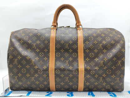 LOUIS VUITTON Monogram Louis Vuitton Monogram Keepol 55 M41426 MI8906 Boston Bag