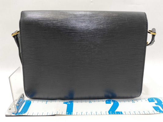 LOUIS VUITTON Epi LV Epi Freerun Green x Noir Shoulder Bag