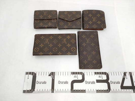 LOUIS VUITTON Louis Vuitton Wallet Monogram 5-Piece Set Summary Wallet