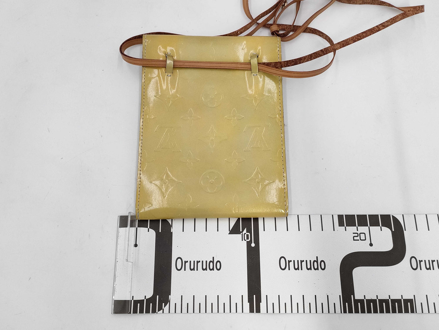 LOUIS VUITTON Louis Vuitton Verni Mini Shoulder Bag Yellow Bag