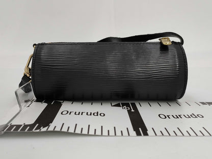 LOUIS VUITTON Louis Vuitton Epi Pouch Black Pouch