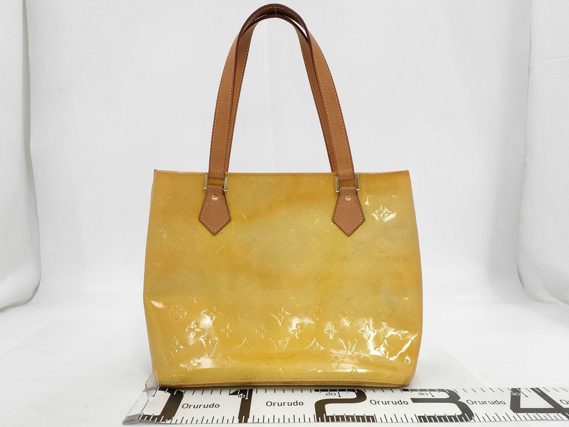 LOUIS VUITTON Louis Vuitton Verni Bag Yellow Tote Bag