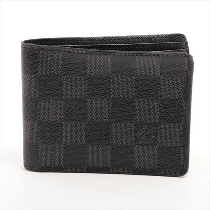 LOUIS VUITTON Damier Grafitte Portefeuil Murtifle N62663 RFID Reactive Box. Bag with bag