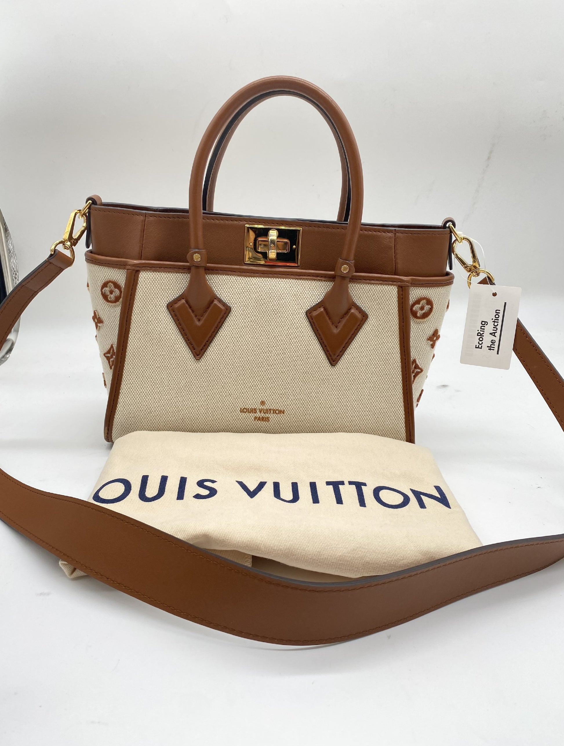 LOUIS VUITTON M59905 On My Side Handbag with Strap & Bag