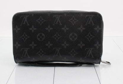 LOUIS VUITTON M61698 CA4177 Monogram Eclipse Zippy XL Clutch Bag