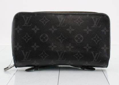 LOUIS VUITTON M61698 CA4177 Monogram Eclipse Zippy XL Clutch Bag