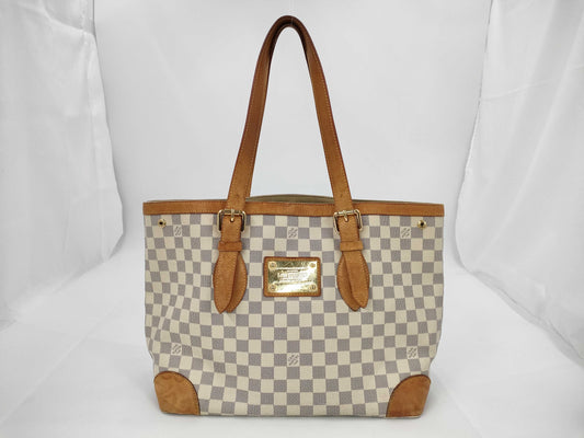 LOUIS VUITTON Azur Hampstead Tote Bag Handbag