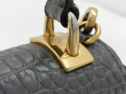 miu miu miu miu crocodile 2-way shoulder bag/handbag