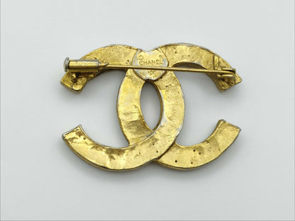 CHANEL CHANEL Rhinestone Brooch