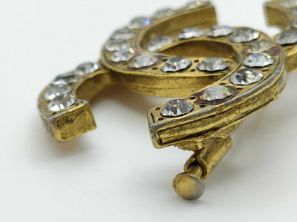 CHANEL CHANEL Rhinestone Brooch