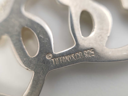 Tiffany & Co. TIFFANY 3-Row Open Heart SV925 3.6g Necklace