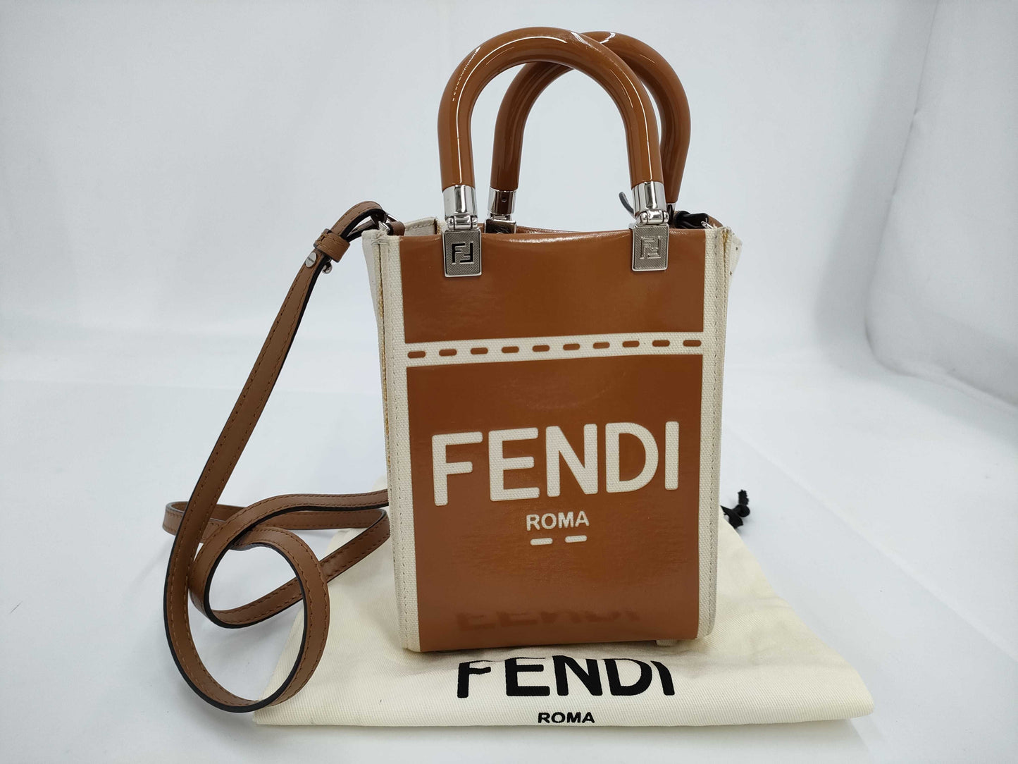 FENDI FENDI Sunshine 2WAY Shoulder Bag Handbag