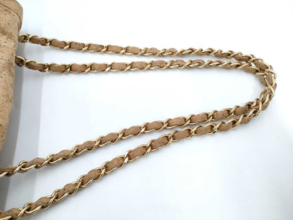 CHANEL CHANEL 2.55 V-Stitch Chain Shoulder Bag in Cork