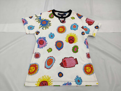 LOUIS VUITTON LOUIS VUITTON Yayoi Kusama Collaboration Limited Edition Short Sleeve Chain T-Shirt, Size S