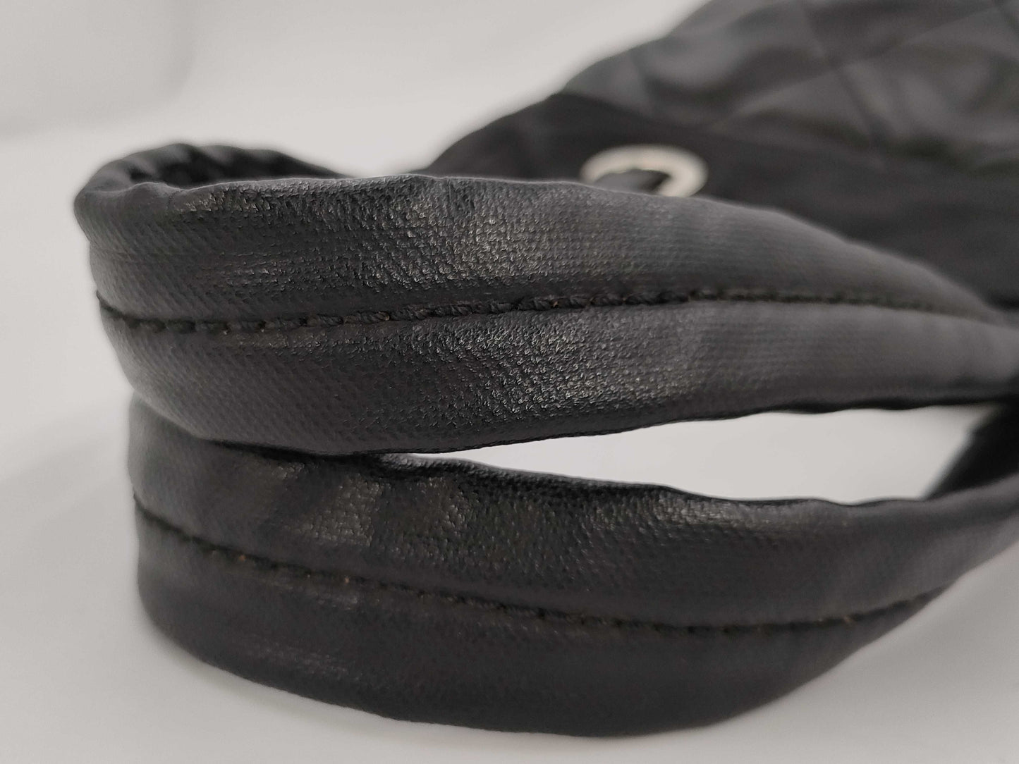 CHANEL Paris Ritz PM Tote Bag Black Silver Hardware on Canvas 11352179