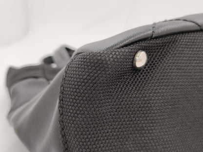 CHANEL Paris Ritz PM Tote Bag Black Silver Hardware on Canvas 11352179