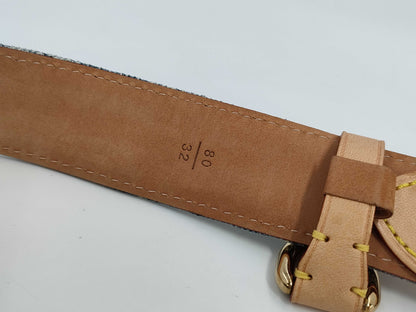 LOUIS VUITTON Denim Santur Blue CT1025 Belt