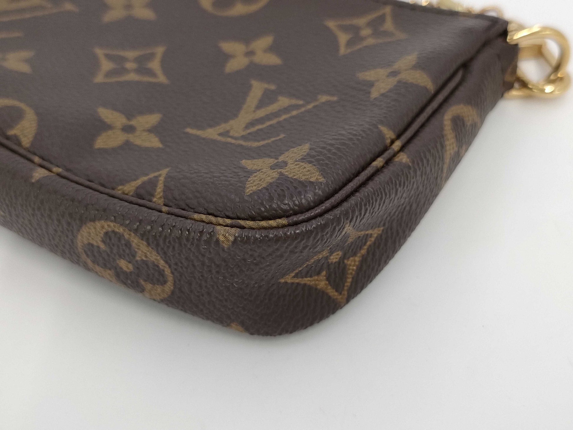 LOUIS VUITTON Monogram Mini Pochette Accessoires FL1014 Handbag