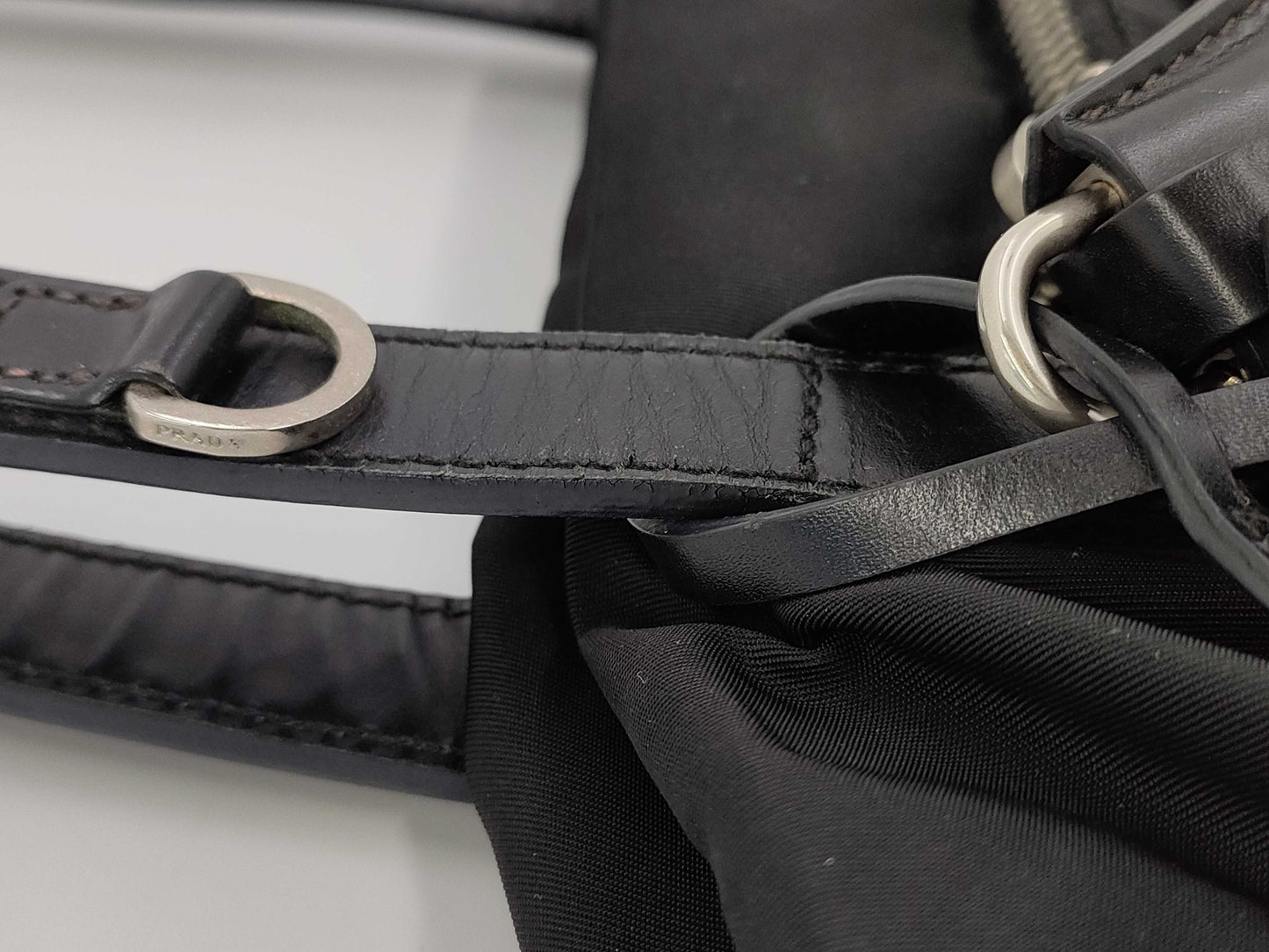 PRADA Prada Tote Bag Nylon Black Tote Bag