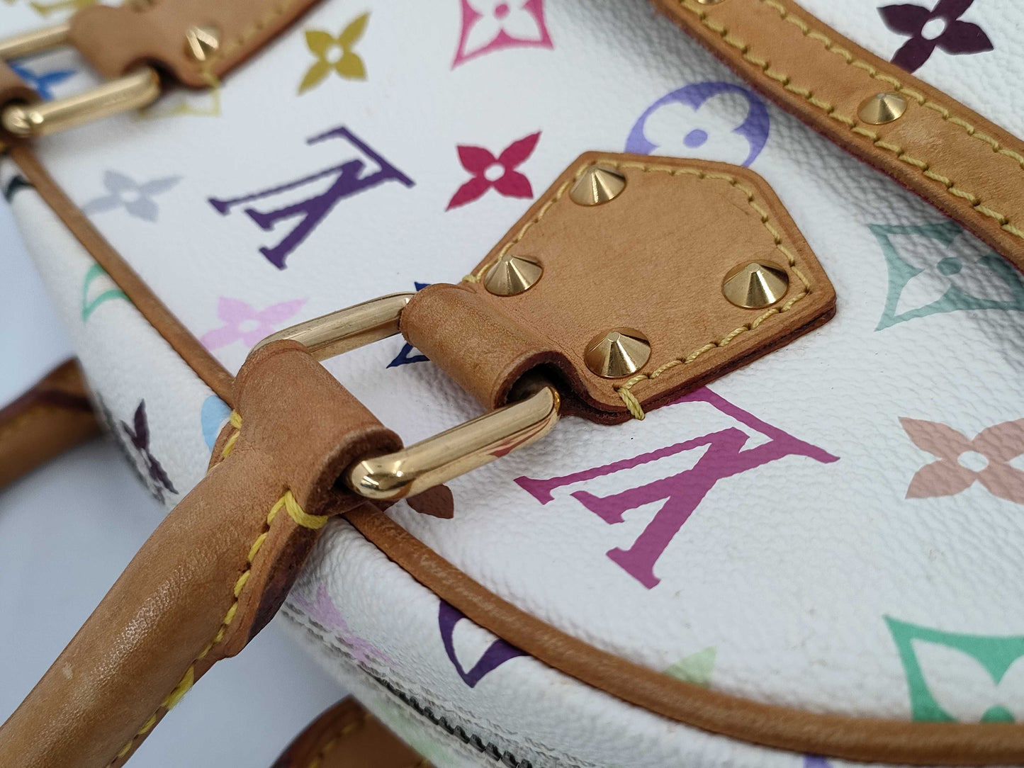 LOUIS VUITTON Multi Trouville Blanc MI0035 Handbag