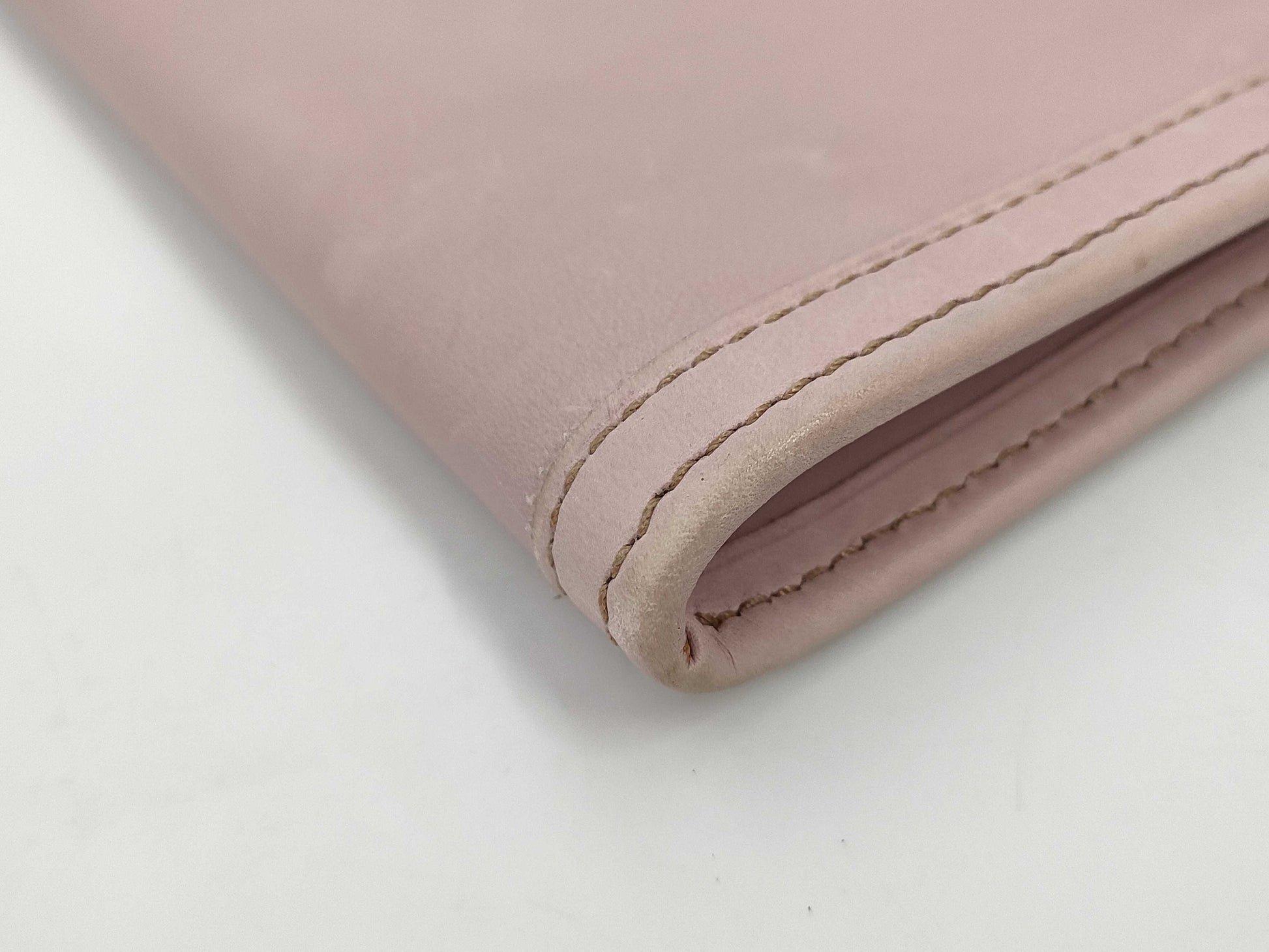 HERMES Jige PM Swift Rose Sakura Second Bag with unclear engraving