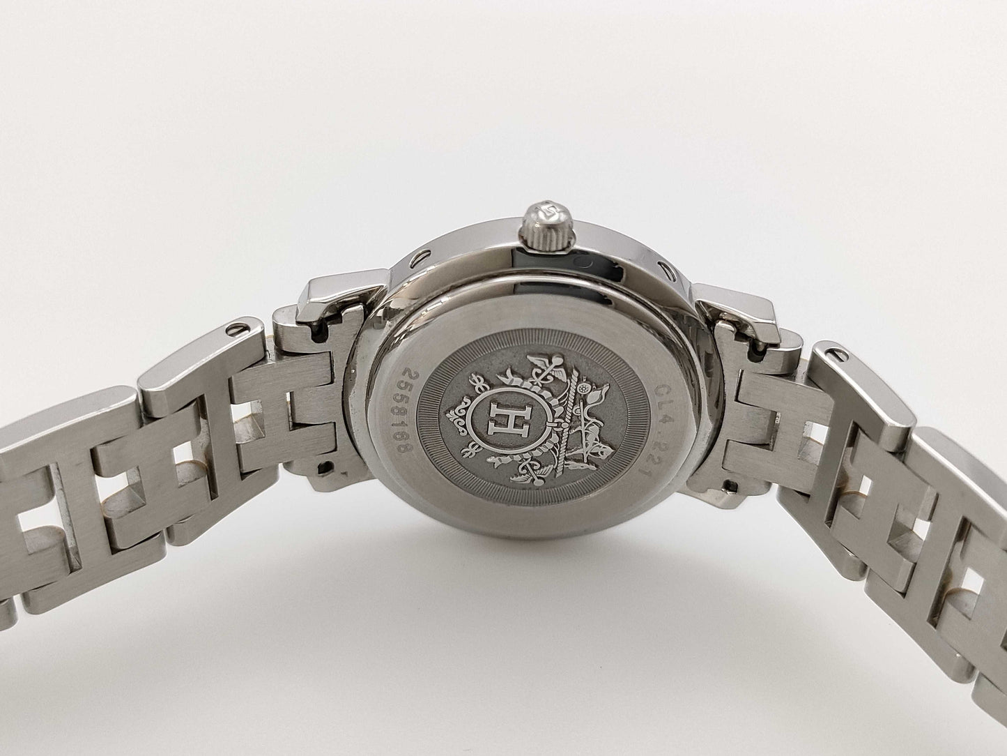 HERMES Clipper CL4.221 2558168 Quartz Shell Dial Women's Watch