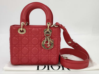 Dior Christian Dior Cannage Lamb Handbag