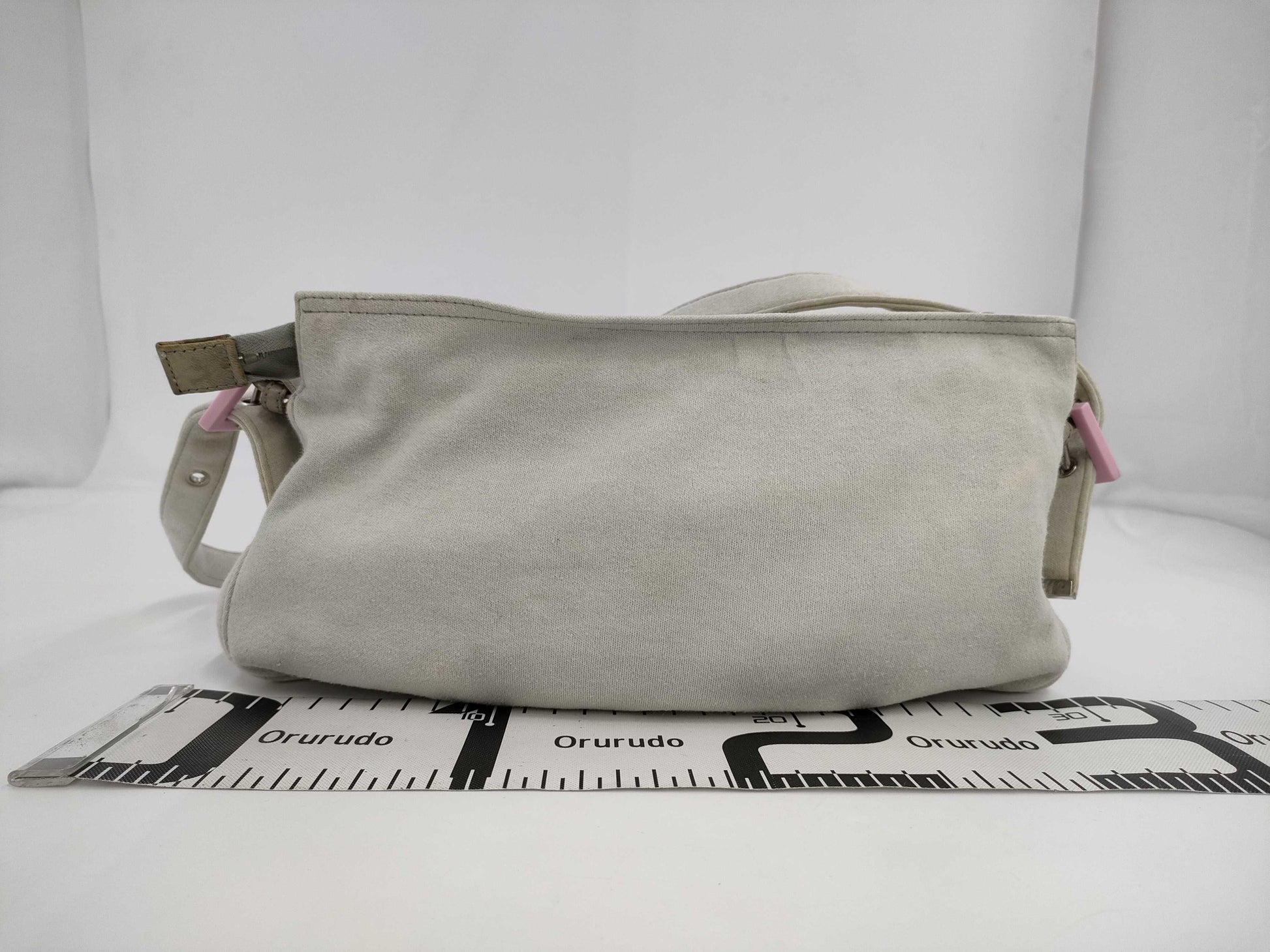 FENDI Mamma Cotton One-Shoulder Bag Pink Handbag