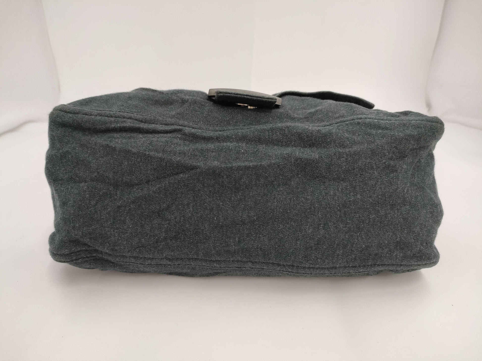 FENDI Mamma Cotton One-Shoulder Bag, Gray