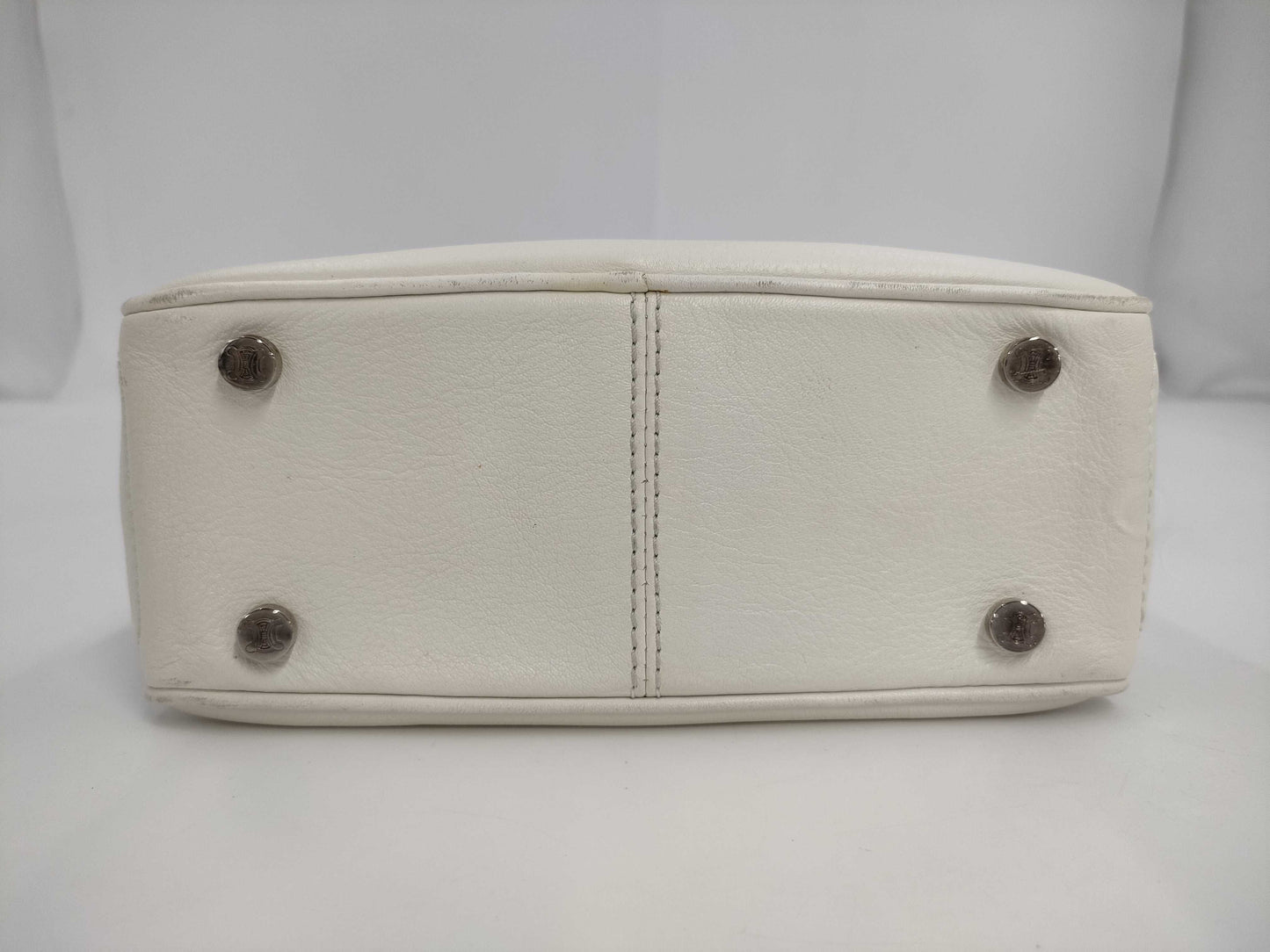 CELINE Mini Boogie Hand Bag White Handbag