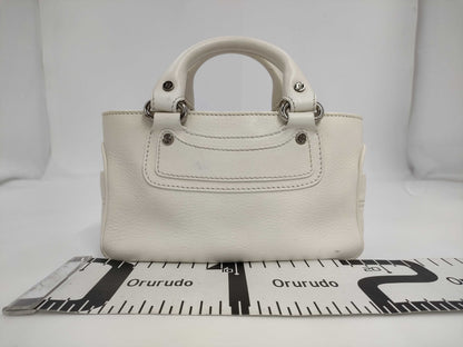 CELINE Mini Boogie Hand Bag White Handbag