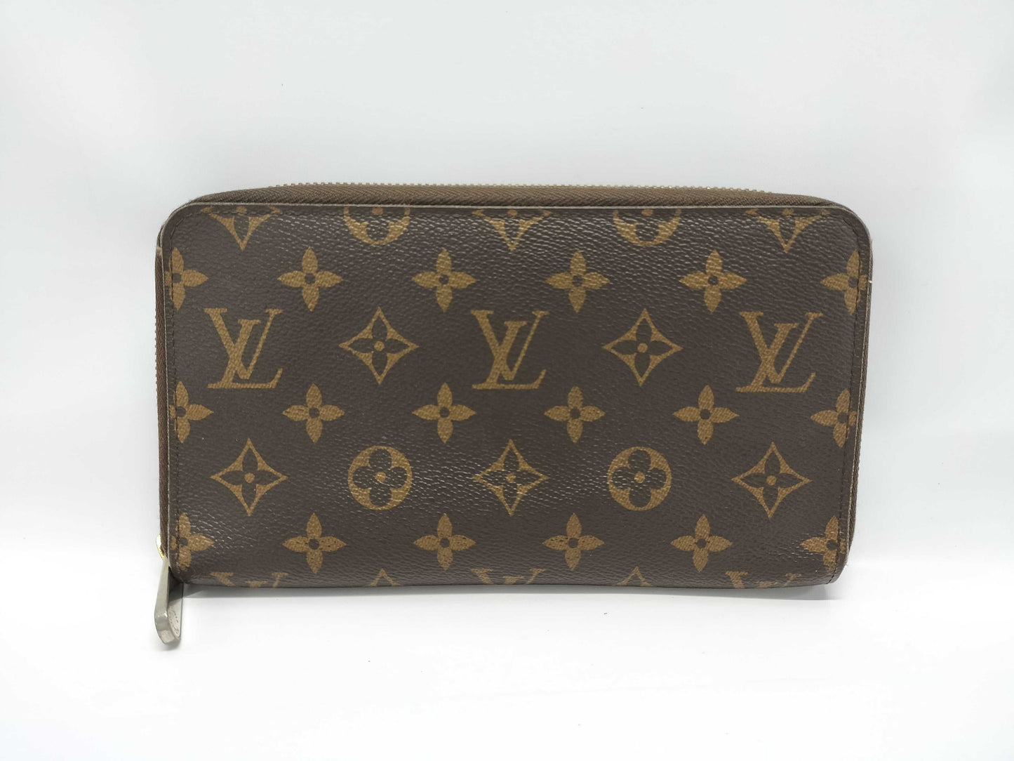 LOUIS VUITTON LV Zippy Organizer Coated Canvas Wallet