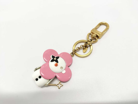 LOUIS VUITTON Louis Vuitton Vivienne Charm Key Case/Key Holder