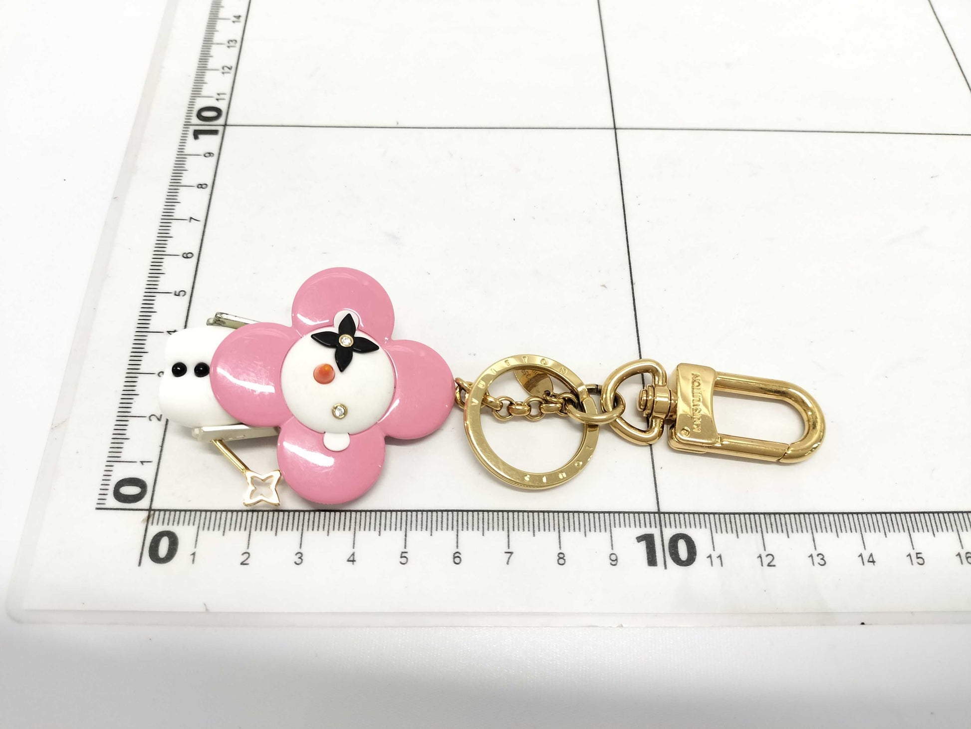 LOUIS VUITTON Louis Vuitton Vivienne Charm Key Case/Key Holder