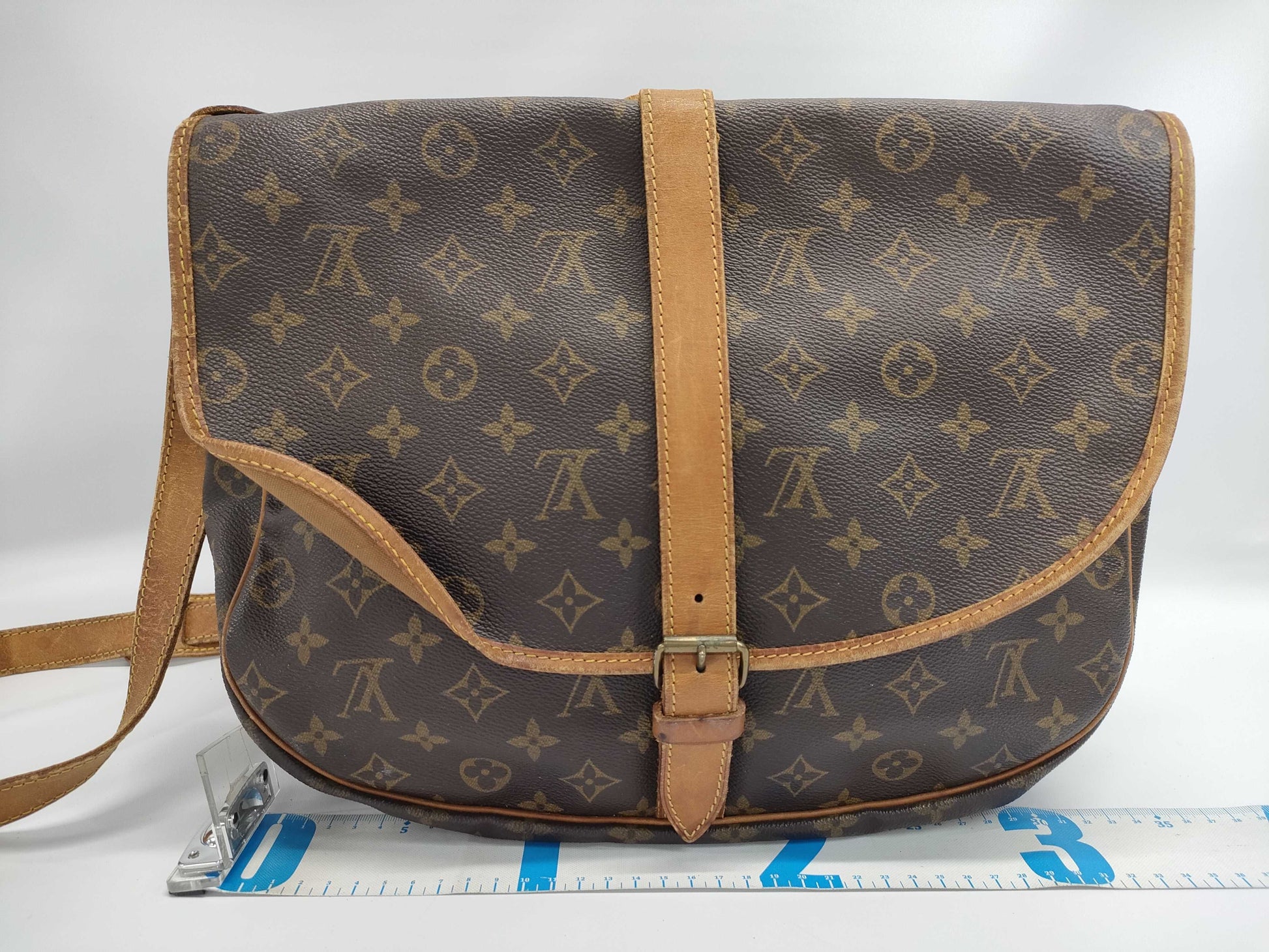 LOUIS VUITTON Monogram Saumur Shoulder Bag