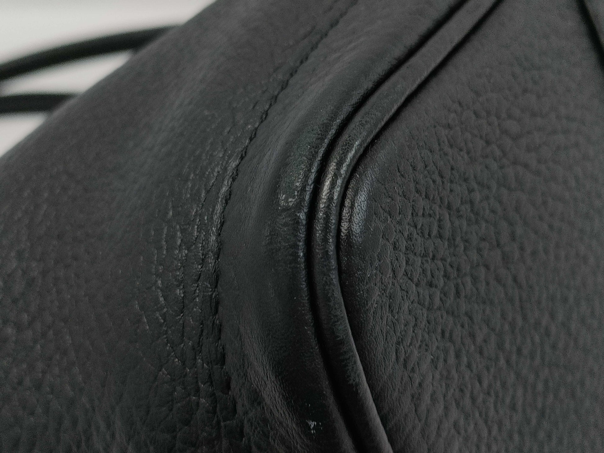 HERMES Garden Party 36 Black T Stamp Tote Bag