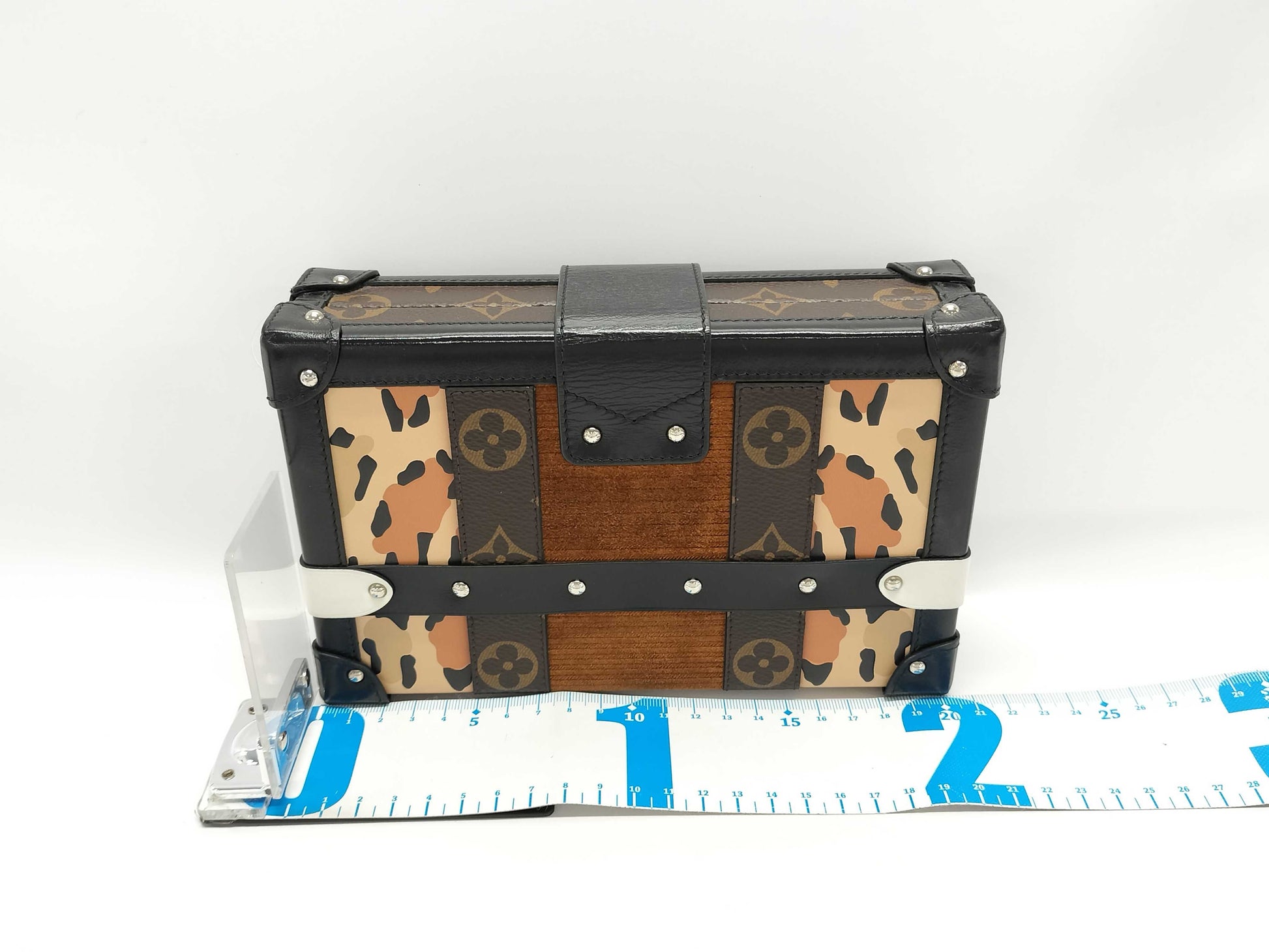 LOUIS VUITTON Petite Malle Rouge Shoulder Bag