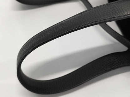 HERMES Picotin Lock 22 Black Y Stamp Handbag