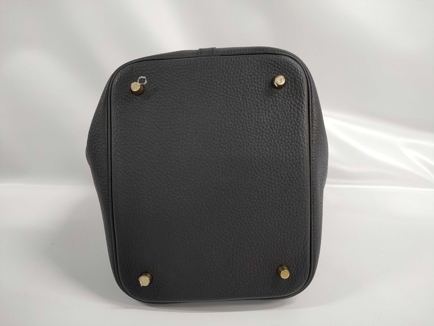 HERMES Picotin Lock 22 Black Handbag with Y Stamp