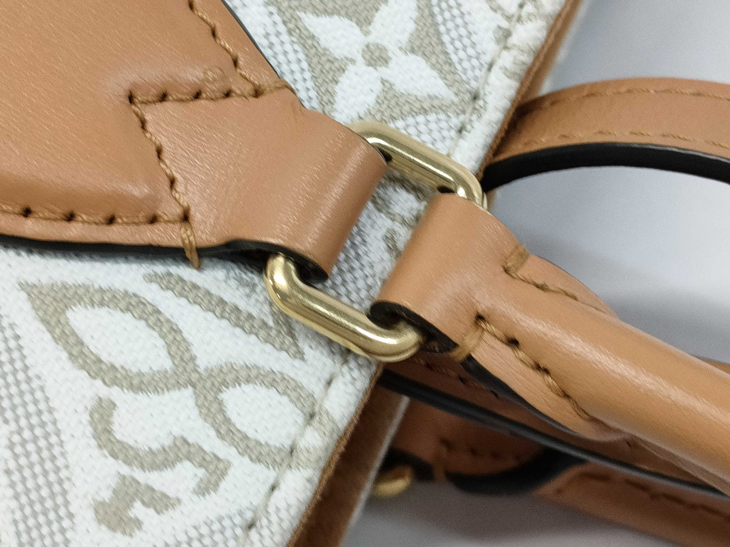 LOUIS VUITTON Monogram On the Go 1854MM Handbag Tote Bag