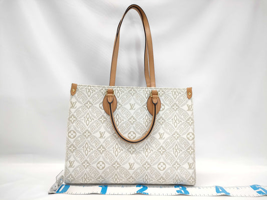 LOUIS VUITTON Monogram On the Go 1854MM Handbag Tote Bag