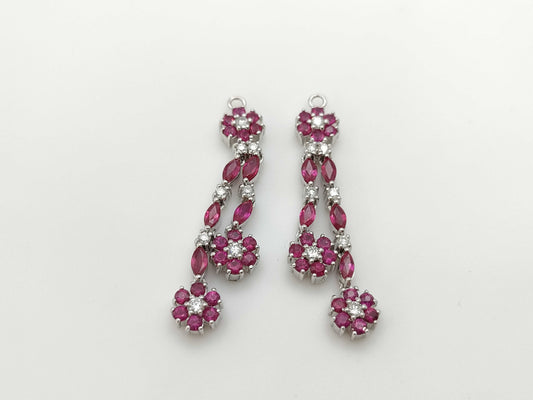 R1.23ct D0.19ct K18WG 6.5g Pendant Top 