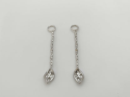 D0.27/0.27ct K18WG 2.4g Charm 