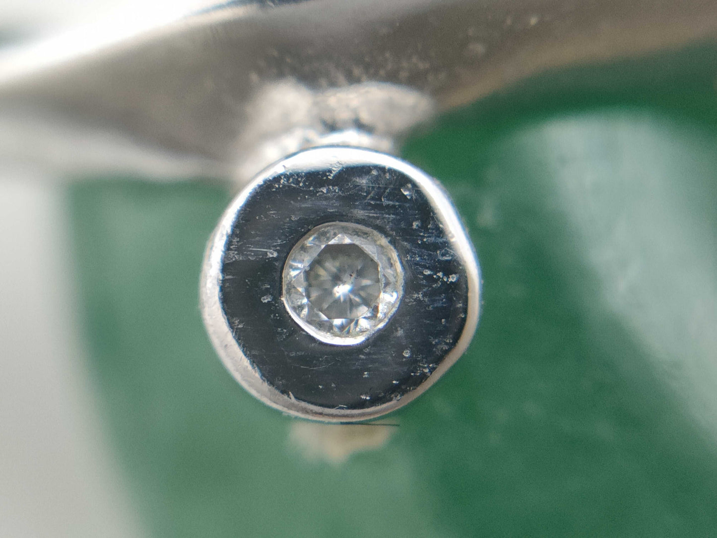 Colored Diamond Pendant Top, 13K Gold, 8.3g 