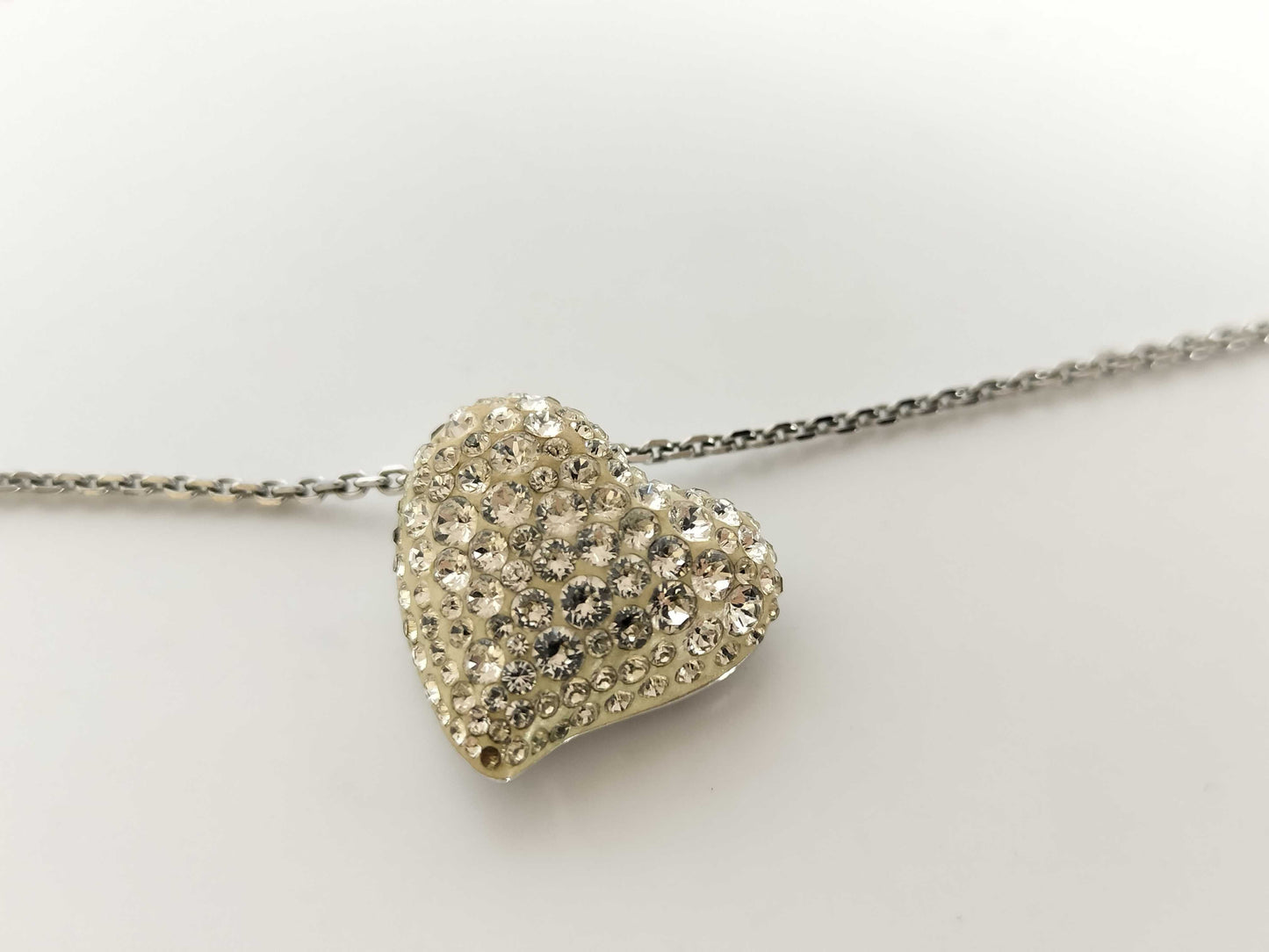 SWAROVSKI Rhinestone Heart Necklace