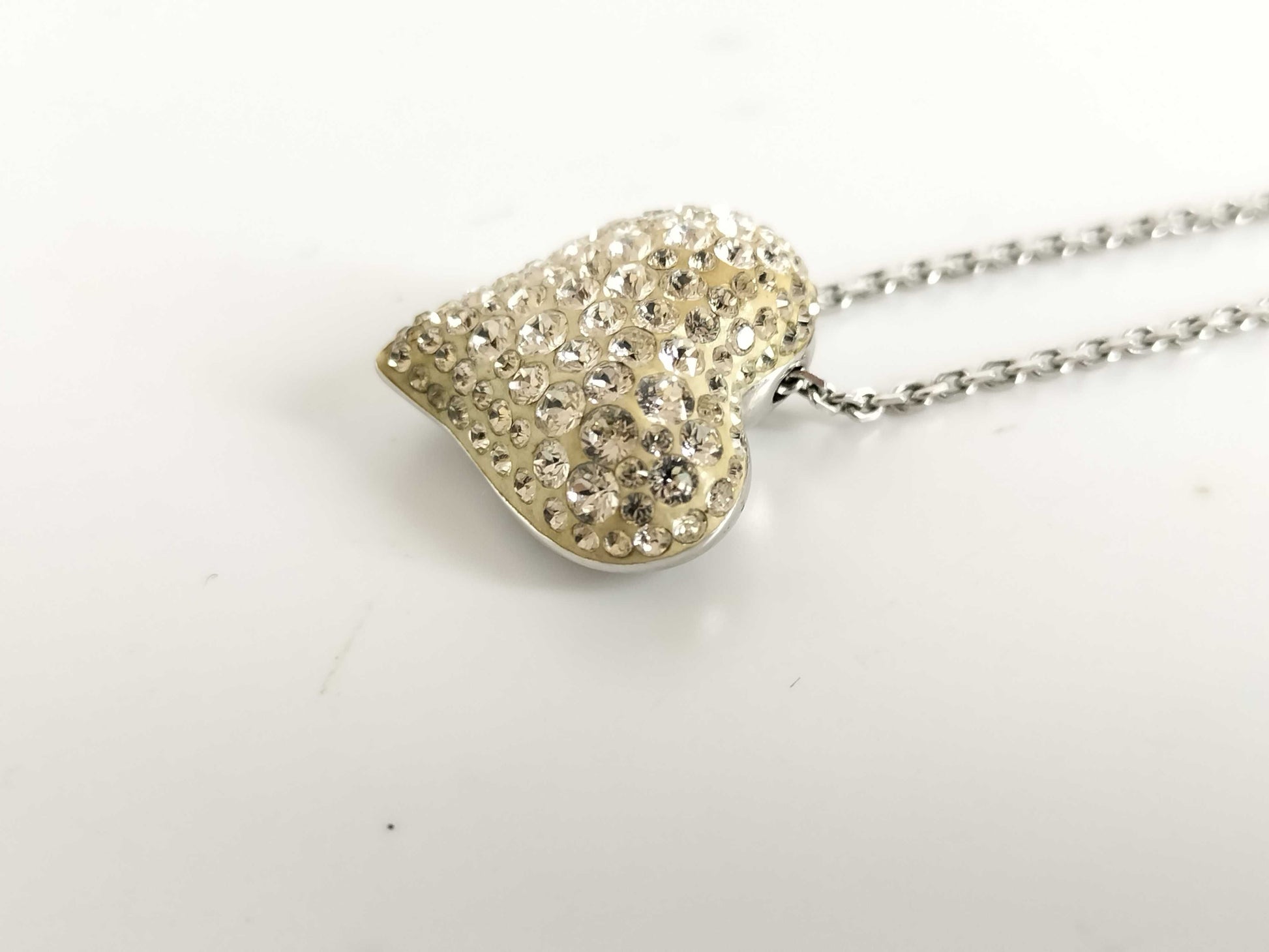 SWAROVSKI Rhinestone Heart Necklace