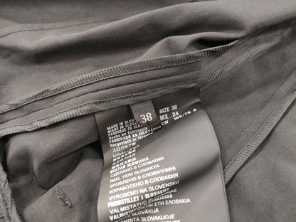 PRADA PRADA Prada Nylon Coat with Belt, Size 38, Black Coat