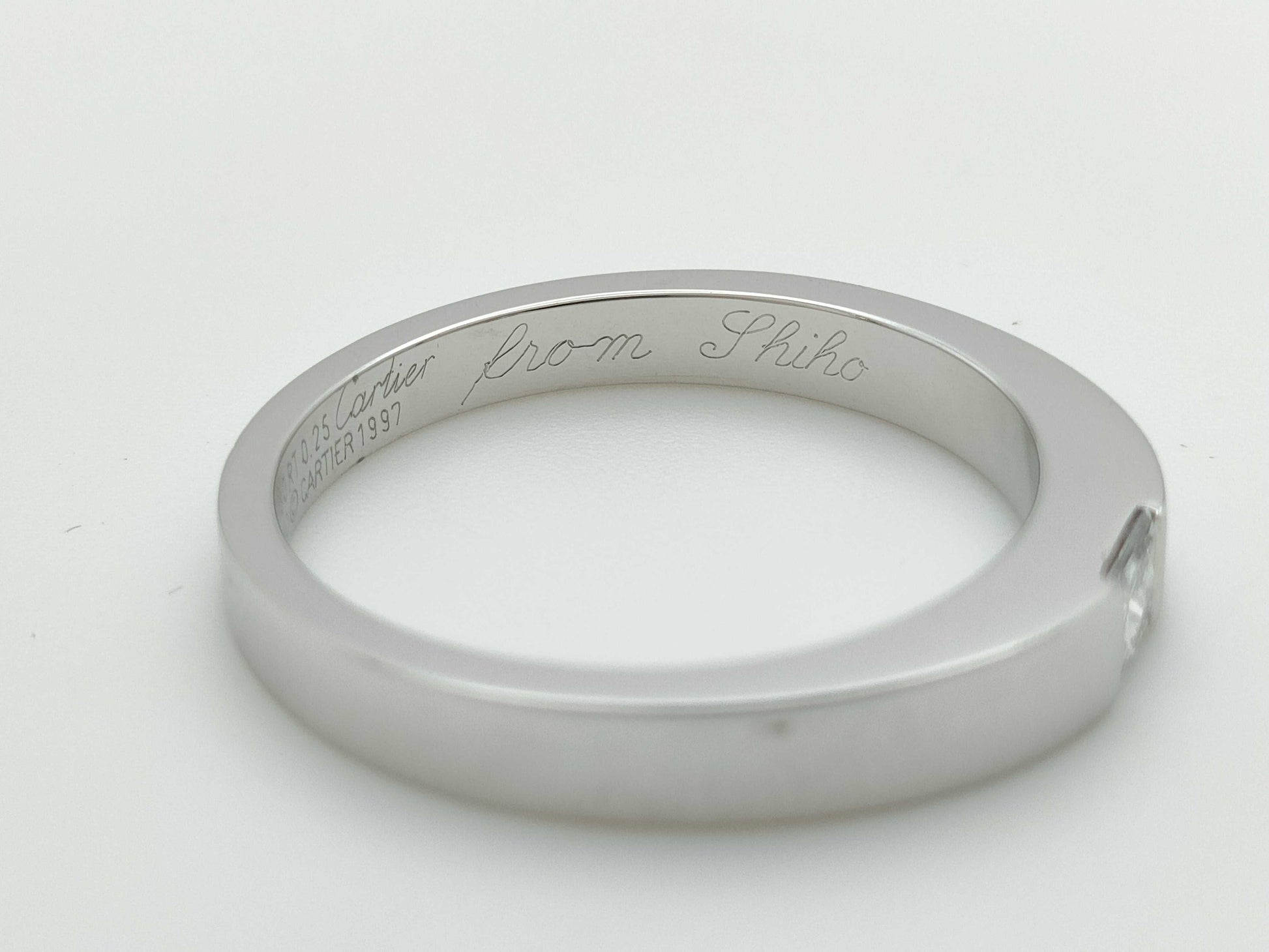 Cartier Tank #59 1PD WG 750 6.5g Ring 